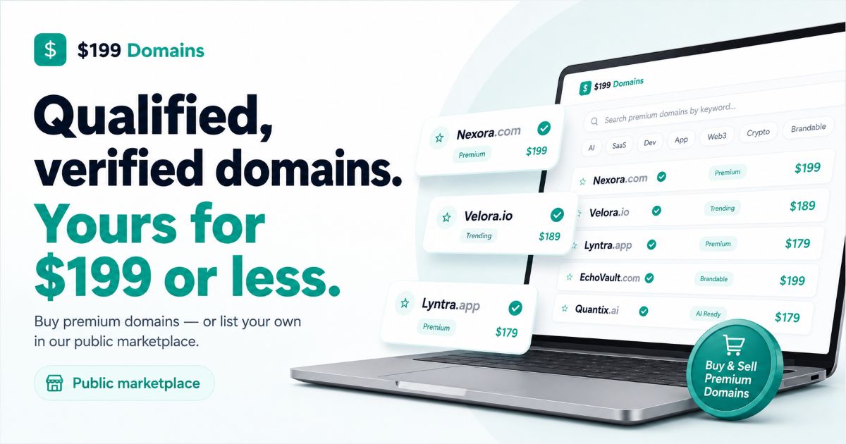 $199 Domains screenshot 1