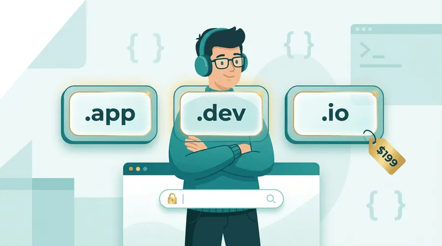 Domain Names for Indie Developers: .app vs .dev vs .io Compared