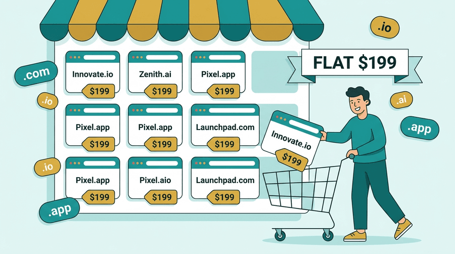 Introducing 199.domains: Flat-Rate Premium Domains for Startups & Developers