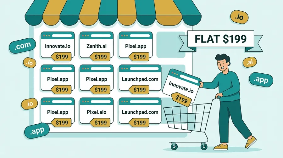 Introducing 199.domains: Fixed-Price Premium Domains for Startups & Developers